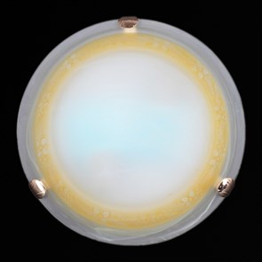 Настенно-потолочный светильник E27 Капри жел (300) НПБ 01-2х60-001