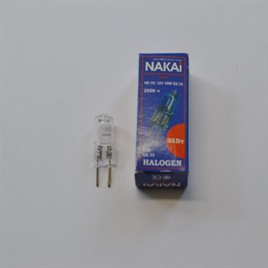 Лампочка галогеновая 12V 35W G6.35 Nakai