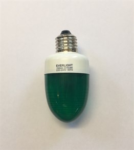 Лампочка импульсная "стробоскоп" зеленая E27