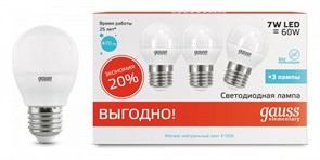 {{productViewItem.photos[photoViewList.activeNavIndex].Alt || productViewItem.photos[photoViewList.activeNavIndex].Description || 'Набор ламп светодиодных Gauss LED Elementary E27 7Вт 4100K 53227T'}}