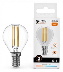 {{productViewItem.photos[photoViewList.activeNavIndex].Alt || productViewItem.photos[photoViewList.activeNavIndex].Description || 'Лампа светодиодная Gauss Filament Elementary E14 8Вт 2700K 52118'}}