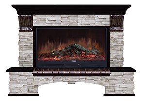 Комплект из электрокамина напольного и портала (149x42x108.5 см) Бостон К Мисхор Premier S86 БК860026