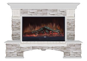 Комплект из электрокамина напольного и портала (149x42x108.5 см) Бостон К Мисхор Premier S86 БК860029
