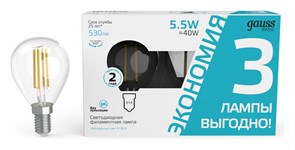{{productViewItem.photos[photoViewList.activeNavIndex].Alt || productViewItem.photos[photoViewList.activeNavIndex].Description || 'Набор ламп светодиодных Gauss Basic Filament E14 5.5Вт 4100K 1051126T'}}
