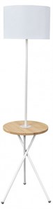 Стол журнальный с торшером Arte Lamp Combo A2070PN-1WH