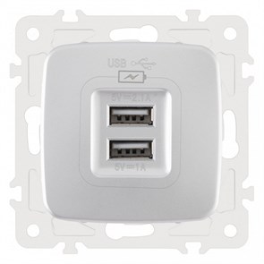 {{productViewItem.photos[photoViewList.activeNavIndex].Alt || productViewItem.photos[photoViewList.activeNavIndex].Description || 'Розетка USB, без рамки Arte Milano am-205 205.46-1.silver'}}