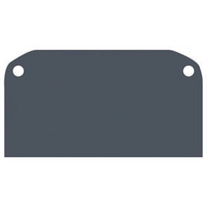 Заглушка для профиля Denkirs TR3050 TR3052-AL