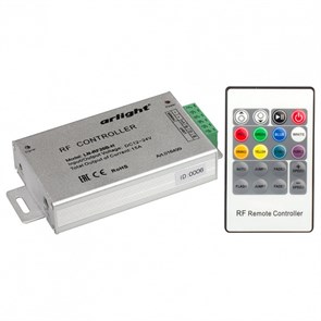 {{productViewItem.photos[photoViewList.activeNavIndex].Alt || productViewItem.photos[photoViewList.activeNavIndex].Description || 'Контроллер-регулятор цвета RGB с пультом ДУ Arlight LN-RF20 016499'}}