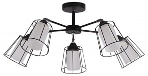 Люстра на штанге Imex MD.24380 MD.24380-5-S BK+CH