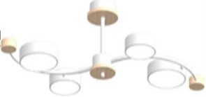 Потолочный cветильник LED4U L3206-800 WH