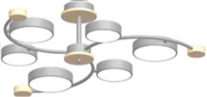 Потолочный cветильник LED4U L3207-840 GR