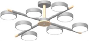 Потолочный cветильник LED4U L3209-860 GR