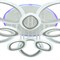 Потолочная светодиодная диммируемая люстра с пультом д/у Wedo Light Сальве 75328.01.09.10 - фото 2537520
