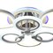 Потолочная светодиодная диммируемая люстра с пультом д/у Wedo Light Бадия 75357.01.09.06 - фото 2537654