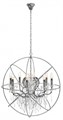 Подвесная люстра Loft it Foucaults Orb Crystal LOFT1896/8 - фото 2768457