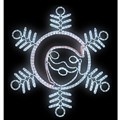 Снежинка световая Снежинка с Дедом Морозом 501-339 - фото 2774668 Снежинка световая Снежинка с Дедом Морозом 501-339 - фото 2774668