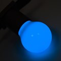 Лампа светодиодная SLB-LED-3 E27 220В 4Вт синий 405-113 - фото 2774981