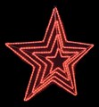 Панно световое (1.5x1.5 м) 3D Звезда 501-535 - фото 2776646