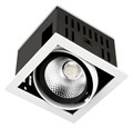 Встраиваемый светильник Ambrella Cardano T811 BK/CH 12W 4200K - фото 2828211