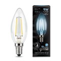 Лампа Gauss LED Filament Candle E14 9W 4100К 1/10/50 103801209 - фото 2919641