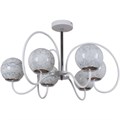 Люстра потолочная Reluce E27 01269-0.3-06B WH+CR - фото 2922196