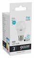 Лампа светодиодная Gauss Led Elementary A60 E27 7Вт 4100K 23227A - фото 3019238