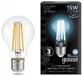 Лампа светодиодная Gauss Filament E27 15Вт 4100K 102902215 - фото 3019654