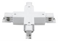Соединитель X-образный для треков DesignLed Трехфазные треки и аксессуары CN-3F-X-WH - фото 3107578