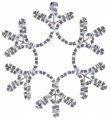 Снежинка световая 501-210 501-210 - фото 3107858