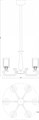 Подвесная люстра Moderli Violetta V1132-6P - фото 3183434