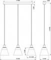 Подвесной светильник Moderli Brizzi V2781-3P - фото 3184191