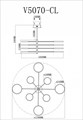 Люстра на штанге Moderli Run V5070-CL - фото 3184547