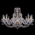 Подвесная люстра Bohemia Ivele Crystal 1406 1406/12/300/G/Balls - фото 3238222