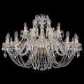 Подвесная люстра Bohemia Ivele Crystal 1406 1406/16+8/360/G - фото 3238255