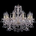 Подвесная люстра Bohemia Ivele Crystal 1411 1411/10/195/G/Balls - фото 3238285