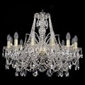 Подвесная люстра Bohemia Ivele Crystal 1411 1411/12/240/G - фото 3238310