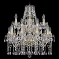 Подвесная люстра Bohemia Ivele Crystal 1413 1413/10+5/200/2d/G - фото 3238420