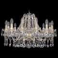 Подвесная люстра Bohemia Ivele Crystal 1413 1413/12/220/G - фото 3238436