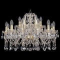 Подвесная люстра Bohemia Ivele Crystal 1413 1413/12+6/220/G - фото 3238444