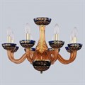 Подвесная люстра Bohemia Ivele Crystal Ivele Crystal 1 1308/8/195 G Am/Amber-Blue/H-1J - фото 3238537