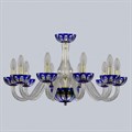 Подвесная люстра Bohemia Ivele Crystal Ivele Crystal 1 1308/10/240 G Cl/Clear-Blue/H-1H - фото 3238542