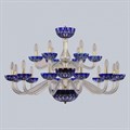 Подвесная люстра Bohemia Ivele Crystal Ivele Crystal 1 1308/12+6/360/2d G Cl/Clear-Blue/H-1I - фото 3238551