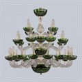 Подвесная люстра Bohemia Ivele Crystal Ivele Crystal 2 1309/16+8+4/300/3d G Cl/Clear-Green/H-1J - фото 3238567