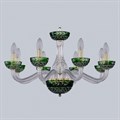 Подвесная люстра Bohemia Ivele Crystal Ivele Crystal 2 1309/8/240 G Cl/Clear-Green/H-1J - фото 3238582