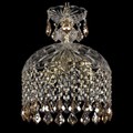 Подвесной светильник Bohemia Ivele Crystal 1478 14781/22 G Leafs K721 - фото 3238817