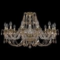 Подвесная люстра Bohemia Ivele Crystal 1606 16106/12/300 G R721 - фото 3239866