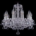 Подвесная люстра Bohemia Ivele Crystal 1402 1402/10/141/Ni/Balls - фото 3240245