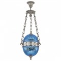 Подвесной светильник Bohemia Ivele Crystal 7100 71000P/20 Ni Aquamarine/M-1G - фото 3240263