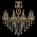 Подвесная люстра Bohemia Ivele Crystal 7101 71401/10/250 B G FA10M - фото 3240567