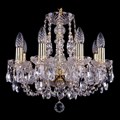 Подвесная люстра Bohemia Ivele Crystal 1406 1406/8/141/G - фото 3241266